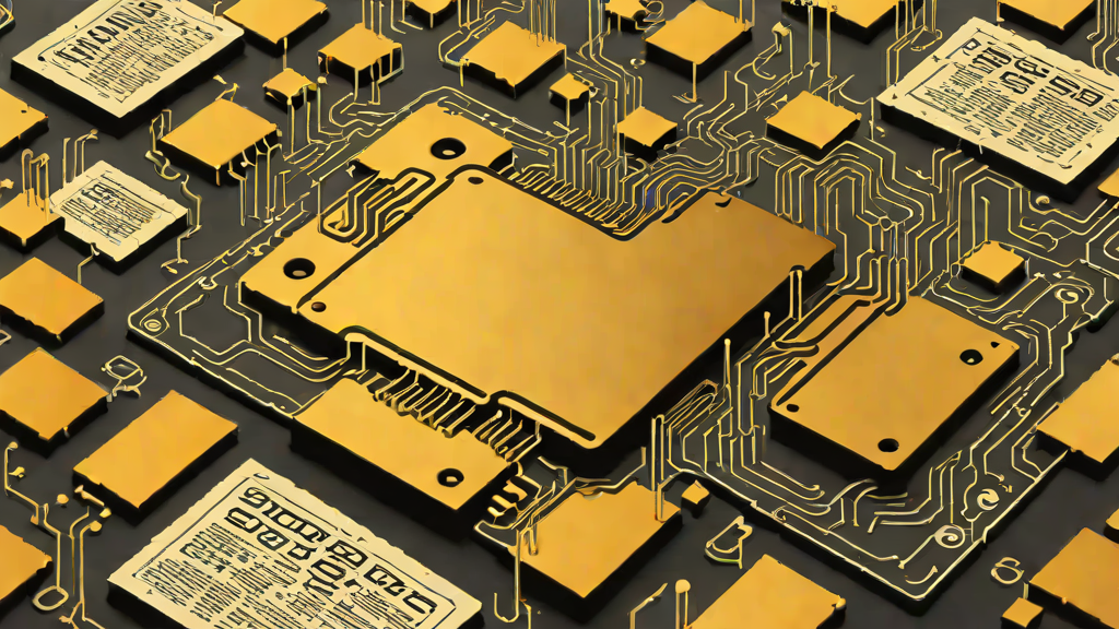 A single price tag being scissored off a glowing computer chip, the chip shrugging.
