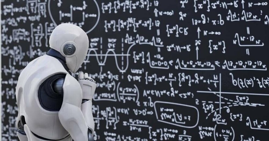 A single lone robot with a magnifying glass buried up to its neck in a mountain of paper bug reports.